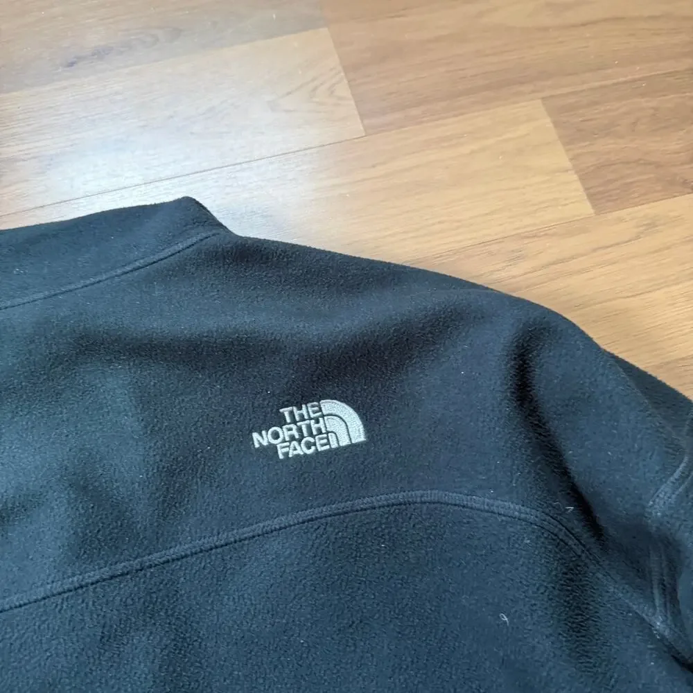 Men's The North Face Windwall Black Fleece Zip Up Outdoor Hiking Jacket Sz XL